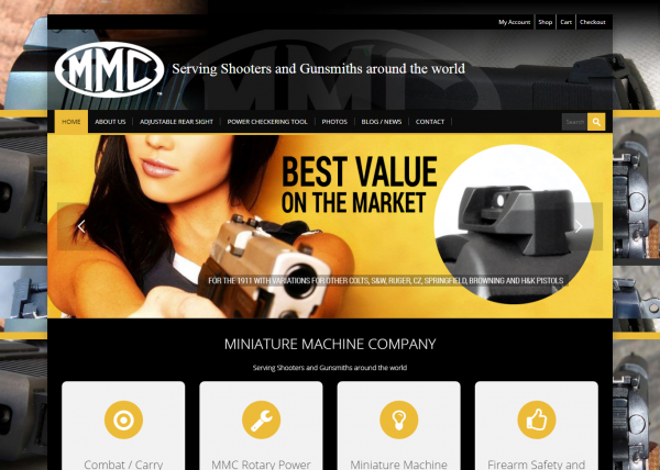 Sights inc- Gun Sight eCommerce- Website